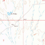United States Geological Survey Barrel Springs SW, WY (1970, 24000-Scale) digital map