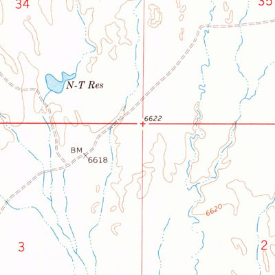 United States Geological Survey Barrel Springs SW, WY (1970, 24000-Scale) digital map