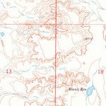 United States Geological Survey Barrel Springs SW, WY (1970, 24000-Scale) digital map