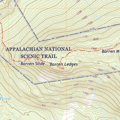 United States Geological Survey Barren Mountain West, ME (2021, 24000-Scale) digital map