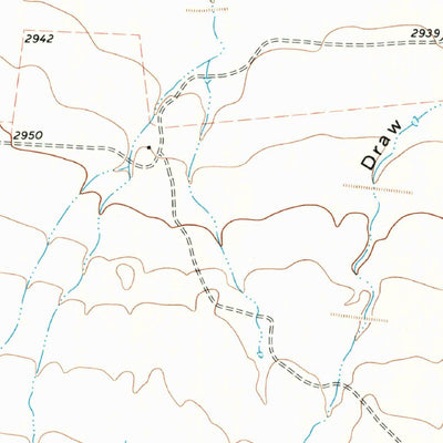 United States Geological Survey Barrilla Draw South, TX (1970, 24000-Scale) digital map