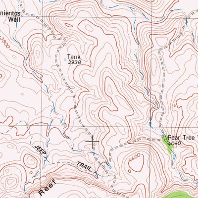 United States Geological Survey Barrilla Mountains East, TX (1980, 24000-Scale) digital map