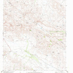 United States Geological Survey Barrilla Mountains West, TX (1980, 24000-Scale) digital map