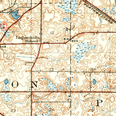 United States Geological Survey Barrington, IL (1923, 62500-Scale) digital map