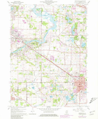 United States Geological Survey Barrington, IL (1960, 24000-Scale) digital map