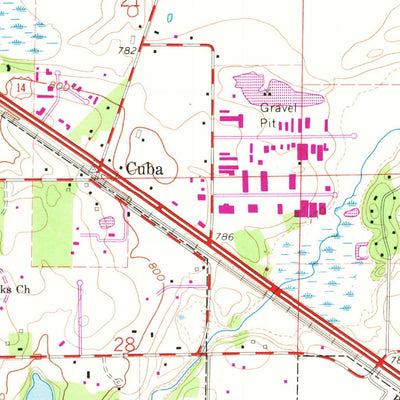 United States Geological Survey Barrington, IL (1960, 24000-Scale) digital map