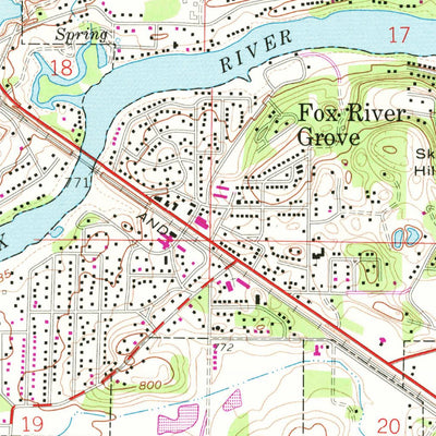 United States Geological Survey Barrington, IL (1960, 24000-Scale) digital map