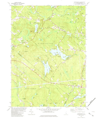 United States Geological Survey Barrington, NH (1981, 24000-Scale) digital map