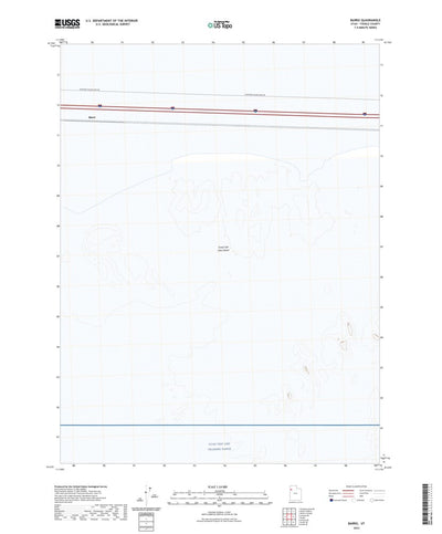 United States Geological Survey Barro, UT (2023, 24000-Scale) digital map