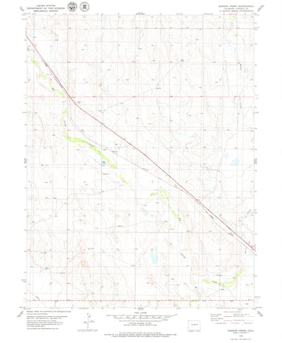 United States Geological Survey Barron Creek, CO (1979, 24000-Scale) digital map
