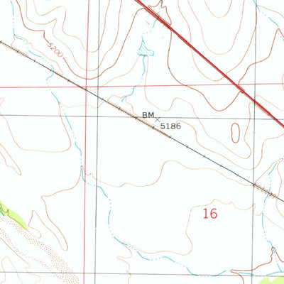 United States Geological Survey Barron Creek, CO (1979, 24000-Scale) digital map