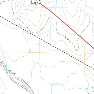United States Geological Survey Barron Creek, CO (2022, 24000-Scale) digital map