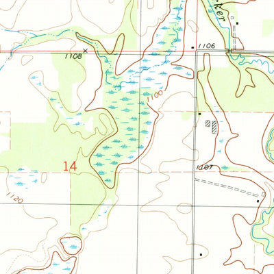 United States Geological Survey Barron, WI (1978, 24000-Scale) digital map
