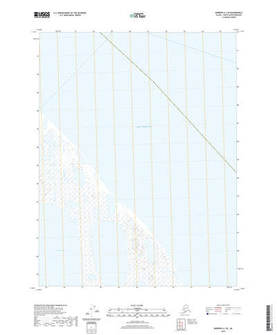 United States Geological Survey Barrow A-1 SE, AK (2020, 25000-Scale) digital map
