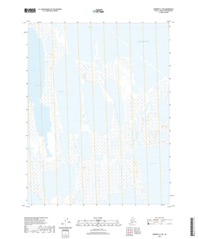United States Geological Survey Barrow A-1 SW, AK (2020, 25000-Scale) digital map