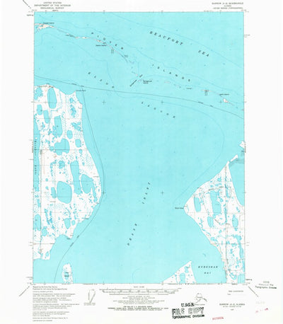 United States Geological Survey Barrow A-2, AK (1955, 63360-Scale) digital map