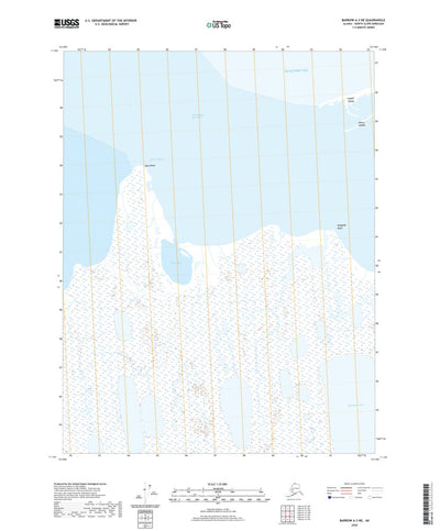 United States Geological Survey Barrow A-3 NE, AK (2020, 25000-Scale) digital map