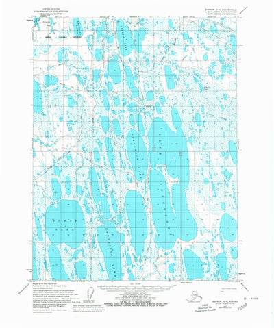 United States Geological Survey Barrow A-4, AK (1955, 63360-Scale) digital map