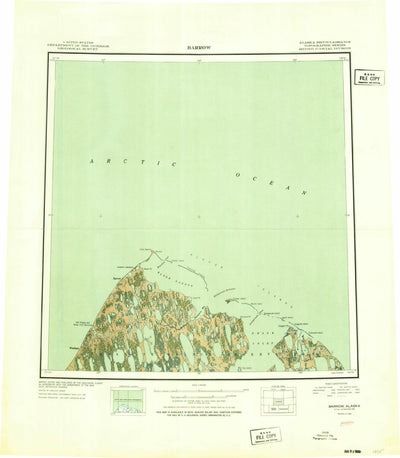 United States Geological Survey Barrow, AK (1949, 250000-Scale) digital map