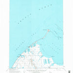 United States Geological Survey Barrow B-4, AK (1955, 63360-Scale) digital map