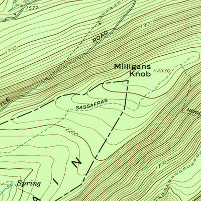 United States Geological Survey Barrville, PA (1966, 24000-Scale) digital map