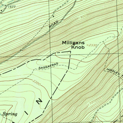 United States Geological Survey Barrville, PA (1998, 24000-Scale) digital map