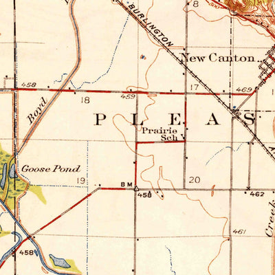 United States Geological Survey Barry, IL-MO (1931, 62500-Scale) digital map