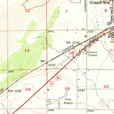 United States Geological Survey Barstow, CA (1956, 62500-Scale) digital map