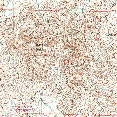 United States Geological Survey Barstow SE, CA (1971, 24000-Scale) digital map