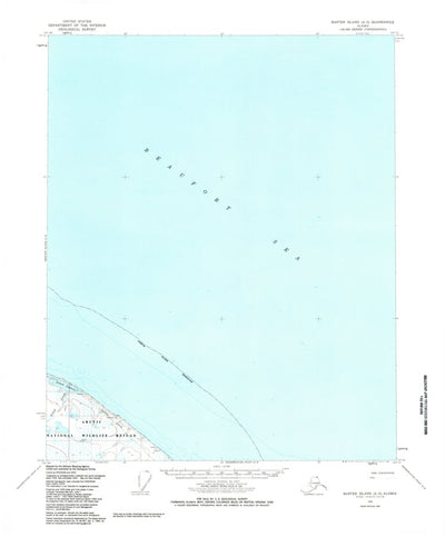 United States Geological Survey Barter Island A-3, AK (1955, 63360-Scale) digital map