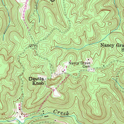 United States Geological Survey Barthell, KY (1954, 24000-Scale) digital map