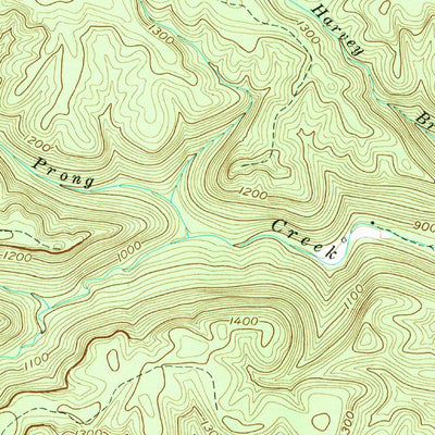 United States Geological Survey Barthell SW, TN-KY (1955, 24000-Scale) digital map