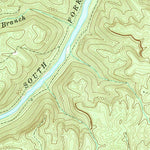 United States Geological Survey Barthell SW, TN-KY (1955, 24000-Scale) digital map