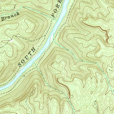 United States Geological Survey Barthell SW, TN-KY (1955, 24000-Scale) digital map