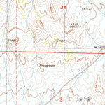 United States Geological Survey Bartine Ranch NE, NV (1986, 24000-Scale) digital map
