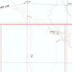 United States Geological Survey Bartine Ranch, NV (1986, 24000-Scale) digital map