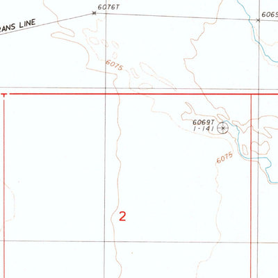 United States Geological Survey Bartine Ranch, NV (1986, 24000-Scale) digital map