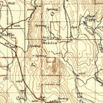 United States Geological Survey Bartle, CA (1939, 125000-Scale) digital map