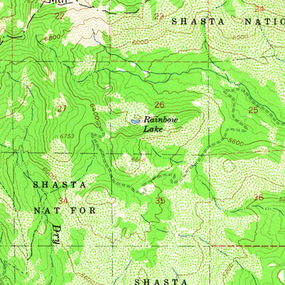 United States Geological Survey Bartle, CA (1961, 62500-Scale) digital map