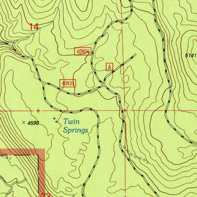 United States Geological Survey Bartle, CA (1998, 24000-Scale) digital map