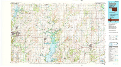 United States Geological Survey Bartlesville, OK-KS (1985, 100000-Scale) digital map