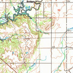 United States Geological Survey Bartlesville, OK-KS (1985, 100000-Scale) digital map