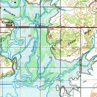 United States Geological Survey Bartlesville, OK-KS (1985, 100000-Scale) digital map