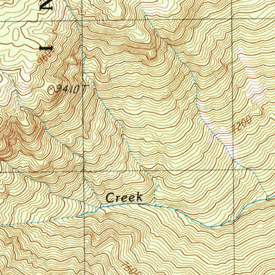 United States Geological Survey Bartlett, CA (1987, 24000-Scale) digital map