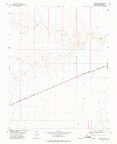 United States Geological Survey Bartlett, CO (1978, 24000-Scale) digital map