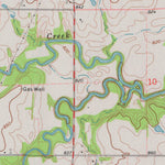 United States Geological Survey Bartlett, KS (1974, 24000-Scale) digital map