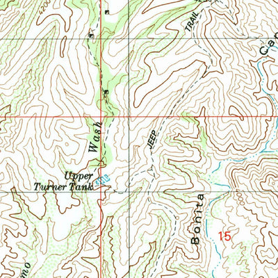 United States Geological Survey Bartlett Mountain, AZ (1979, 24000-Scale) digital map