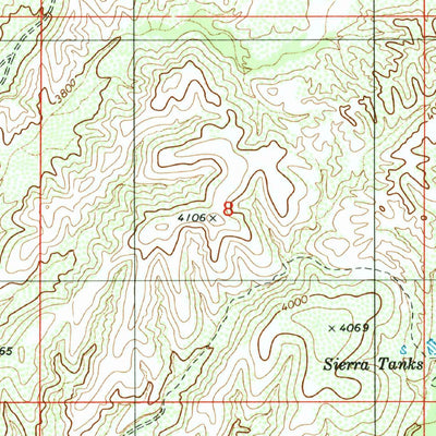 United States Geological Survey Bartlett Mountain, AZ (1979, 24000-Scale) digital map