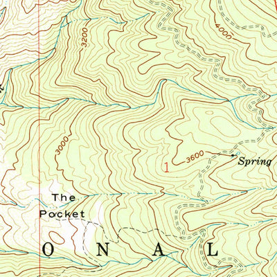 United States Geological Survey Bartlett Mountain, CA (1958, 24000-Scale) digital map