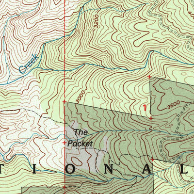 United States Geological Survey Bartlett Mountain, CA (1996, 24000-Scale) digital map